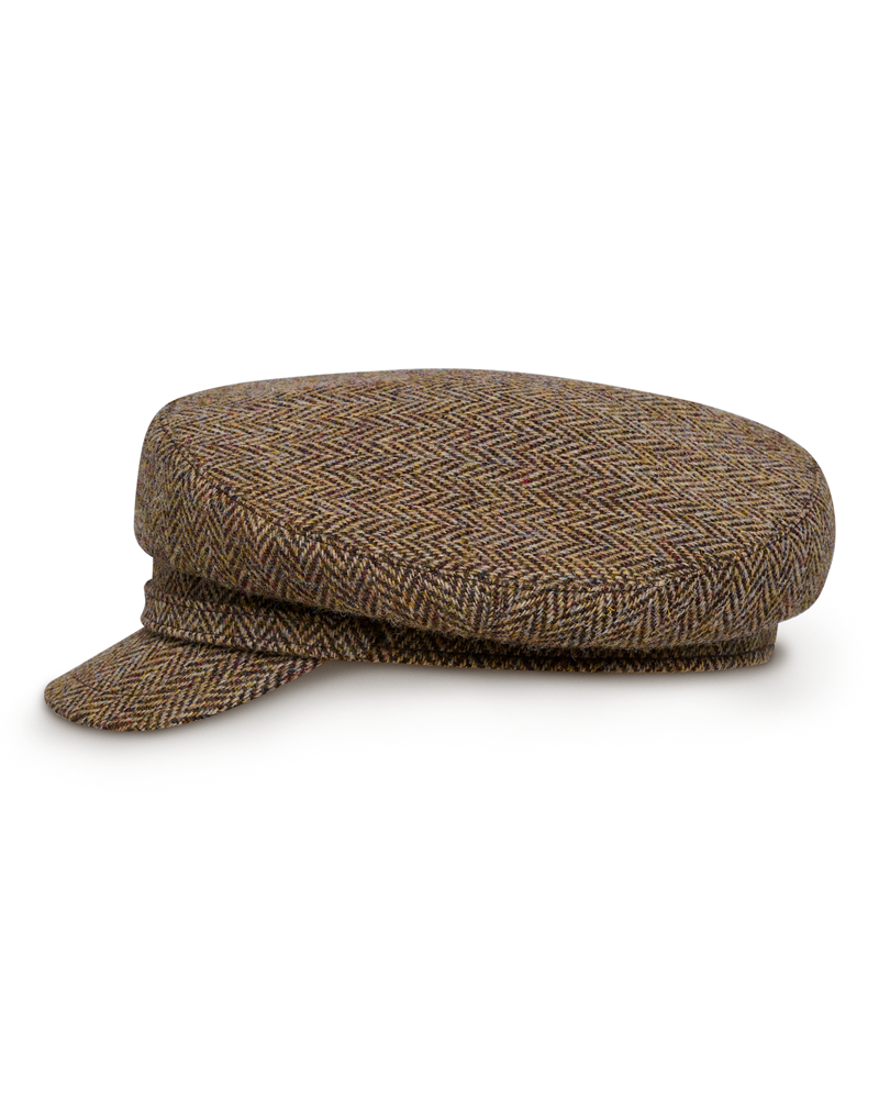 Yellow-Dark herringbone